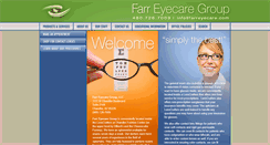 Desktop Screenshot of farreyecare.com