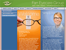Tablet Screenshot of farreyecare.com